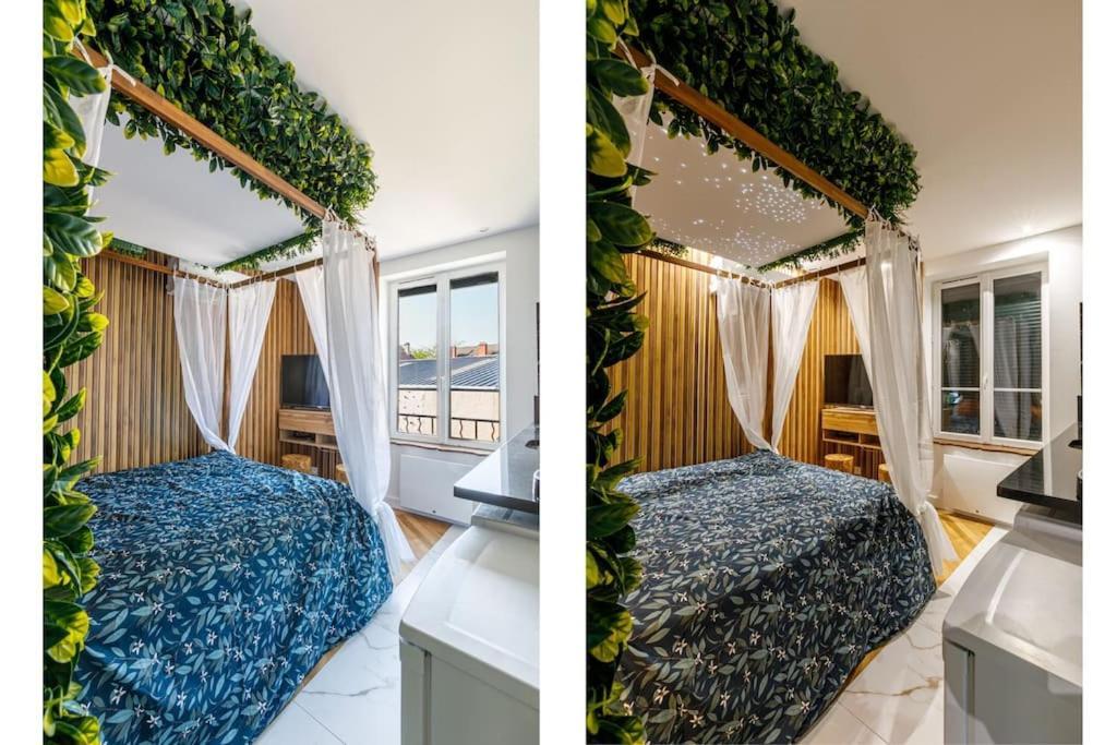 Appartement Proche Paris - Style Bali 350 M Gare Mantes Extérieur photo